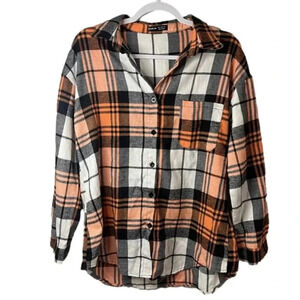 ☀️Shein Plaid Button Up